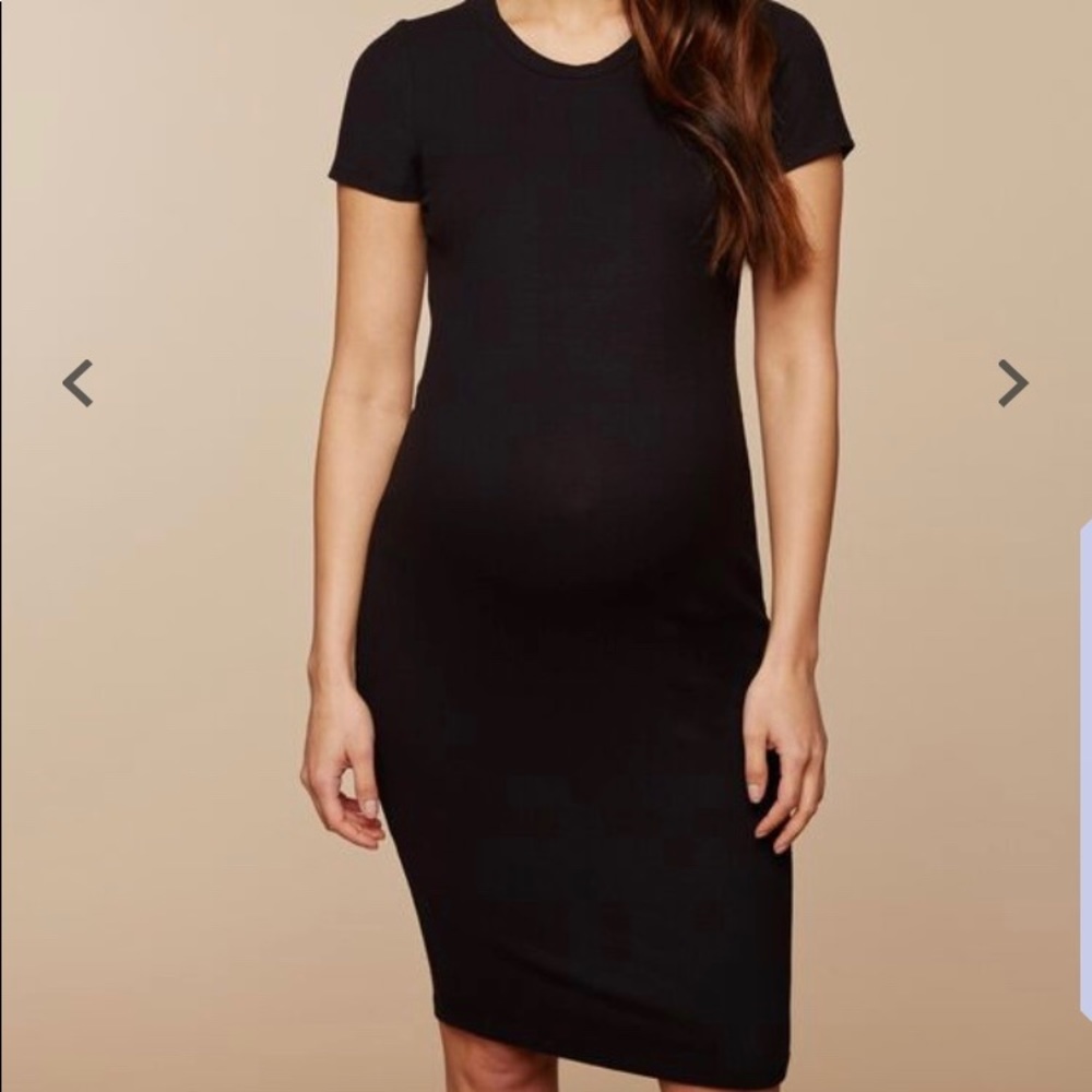 Motherhood Maternity ribbed tshirt dress